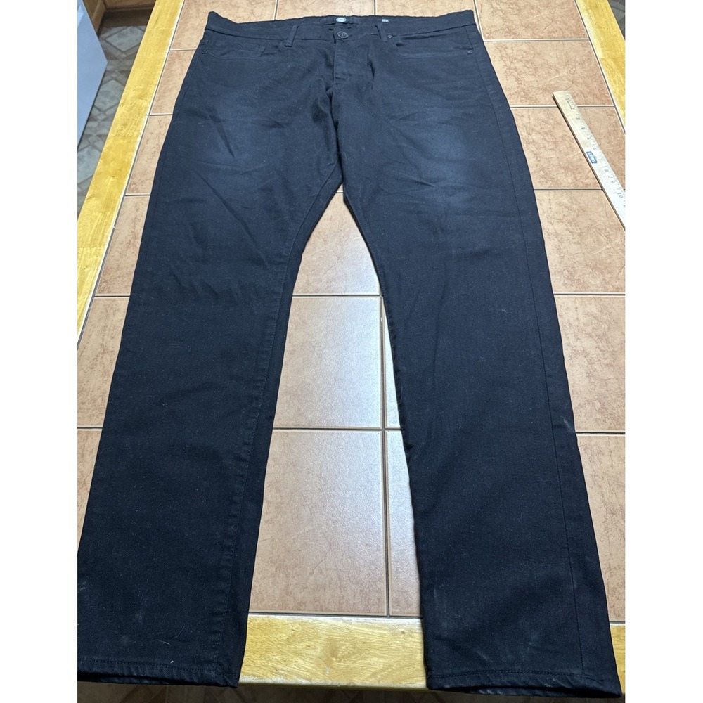 Jordan Craig Sean Solid Black Jeans Mens Sz 38‎ x 34 Straight Dark Wash JS900